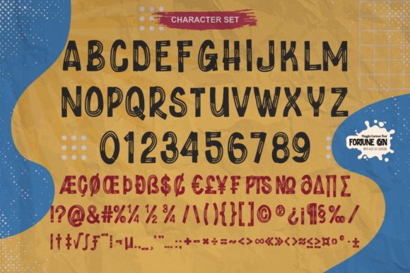 Fortune Coin Font PNG with transparent background - Preview 2