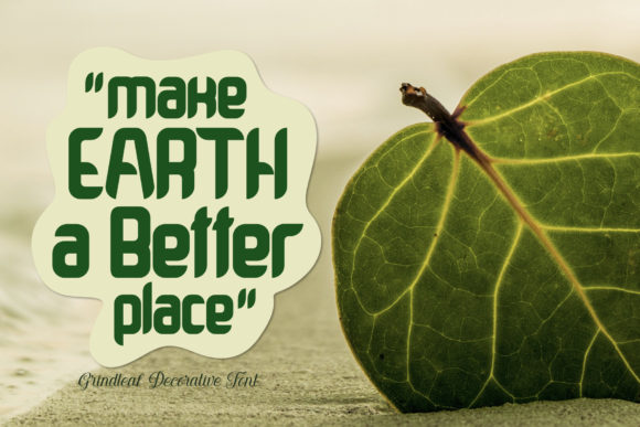 Grindleaf Font - Preview 2
