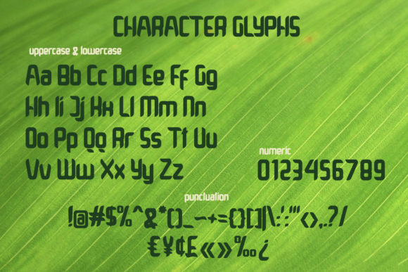 Grindleaf Font - Preview 3