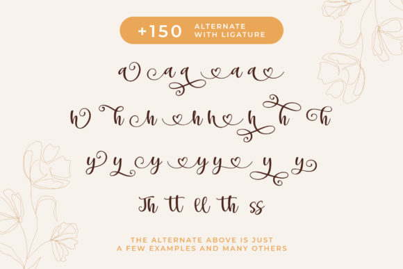 Hello Winter Font PNG with transparent background - Preview 5