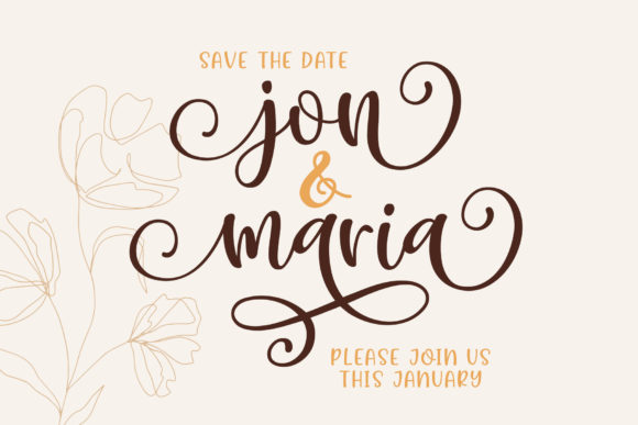 Hello Winter Font PNG with transparent background - Preview 6