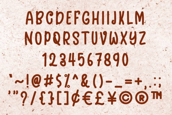 Home Memories Font PNG with transparent background - Preview 3