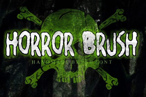 Horror Brush Font - Preview 6