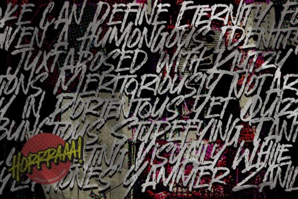 Horrraaa Font PNG with transparent background - Preview 6
