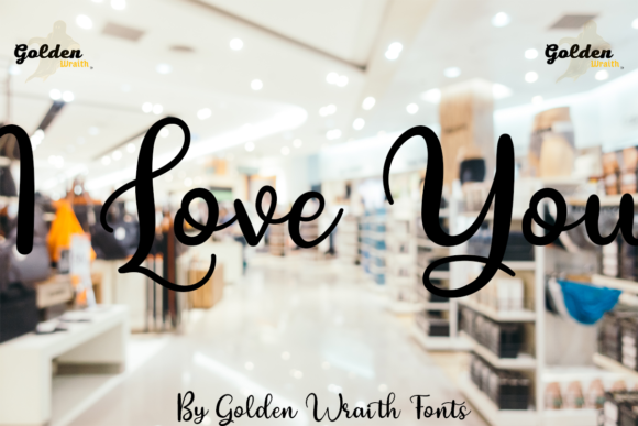 I Love You Font - Preview 2