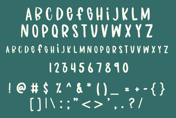 Jasmine Tea Font PNG with transparent background - Preview 5