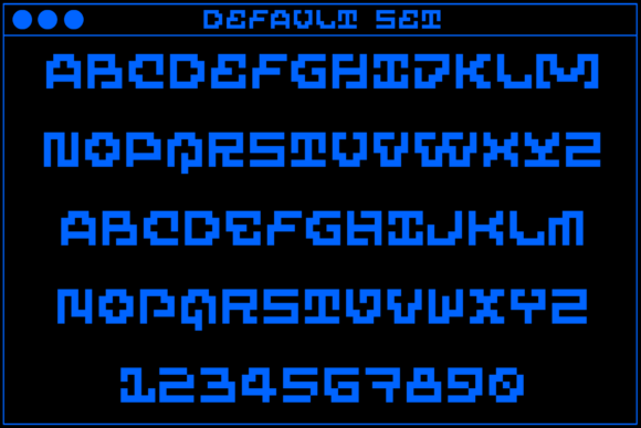 MultiType Maze Cryptic Font PNG with transparent background - Preview 1