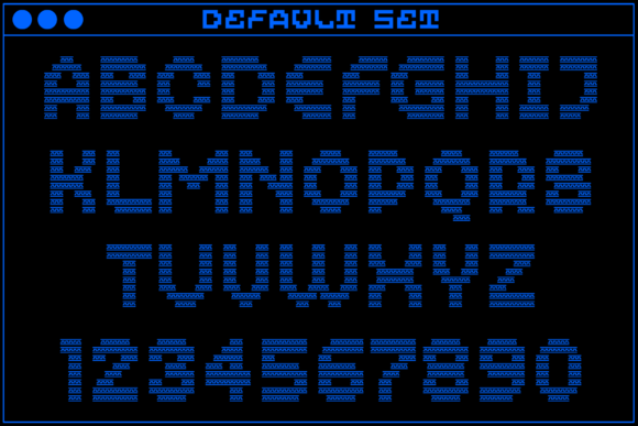 MultiType Maze Greek Key Font PNG with transparent background - Preview 1