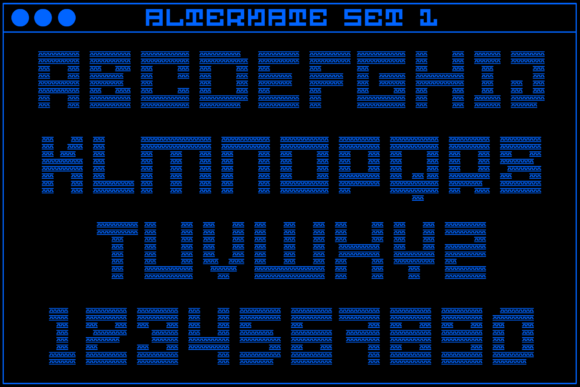 MultiType Maze Greek Key Font PNG with transparent background - Preview 2