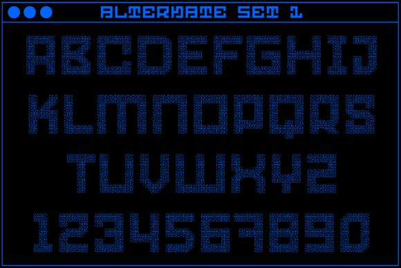 MultiType Maze Labyrinth Light Font PNG with transparent background - Preview 2