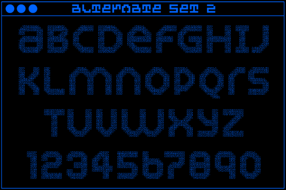 MultiType Maze Labyrinth Light Font PNG with transparent background - Preview 3