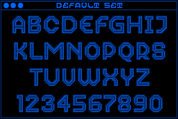 MultiType Maze Stairs 2 Font PNG with transparent background - Preview 1