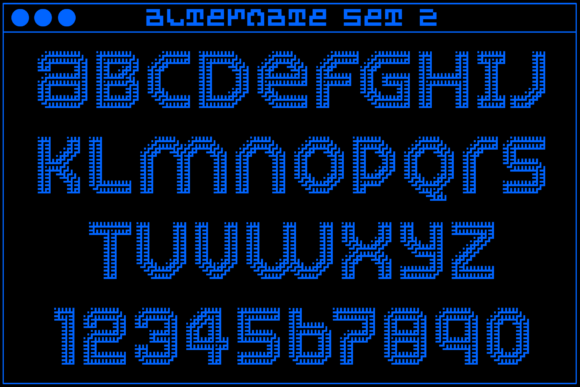MultiType Maze Stairs 2 Font PNG with transparent background - Preview 3