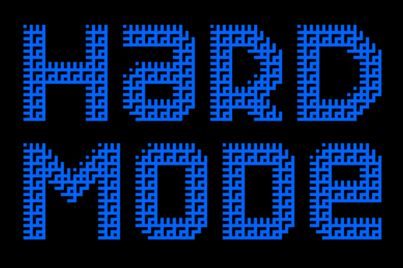 MultiType Maze Stairs 3 Font PNG with transparent background - Preview 6