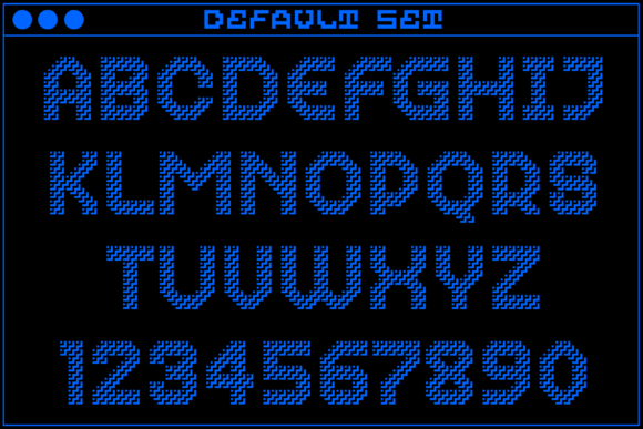MultiType Maze Stairs Font PNG with transparent background - Preview 1