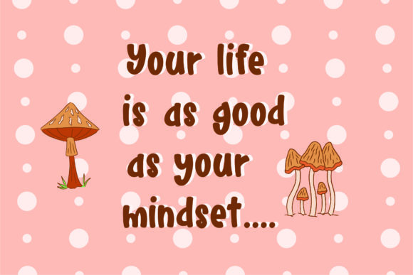 Mushroom Font PNG with transparent background - Preview 3