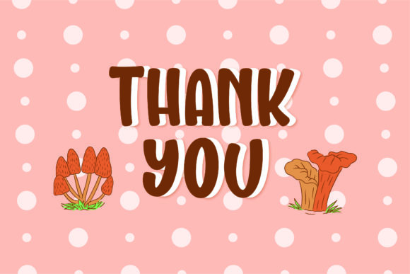 Mushroom Font PNG with transparent background - Preview 4