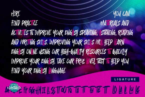 Offstages Font PNG with transparent background - Preview 2