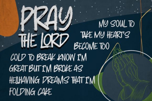 Relocation Font font preview - 5