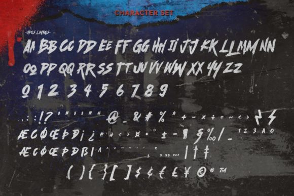 Scramble Storm Font PNG with transparent background - Preview 6