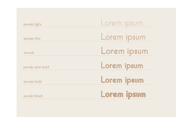 Semab Font PNG with transparent background - Preview 2