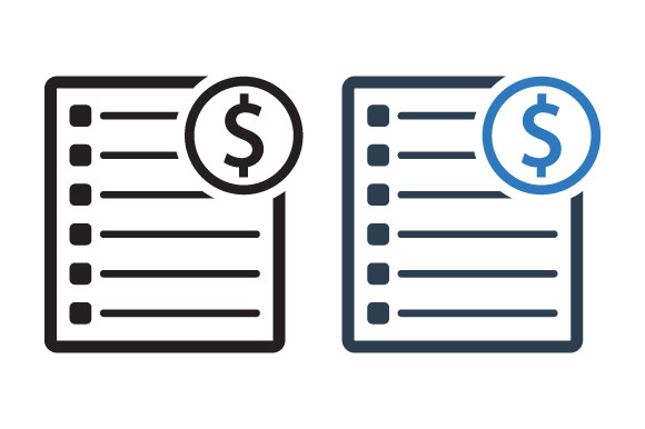 Bill Icon - Invoice Icon - Receipt Icon Graphic by anwar016bd ...
