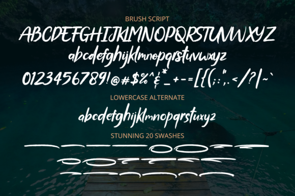 Blue Water Bold Duo Font - Preview 6