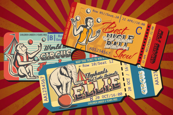 Circus Fun Font PNG with transparent background - Preview 4