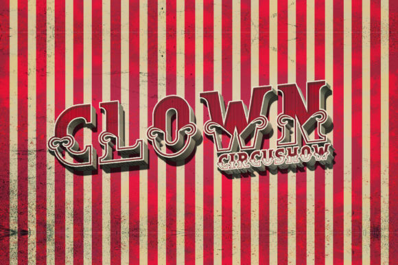 Circus Fun Font PNG with transparent background - Preview 6