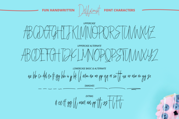 Dellicioust Font - Preview 5