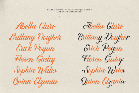 Feltre Esviona Font - Preview 6