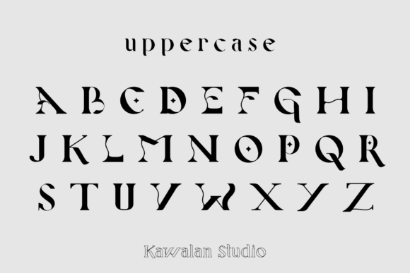 Gerhana Bulan Font PNG with transparent background - Preview 6