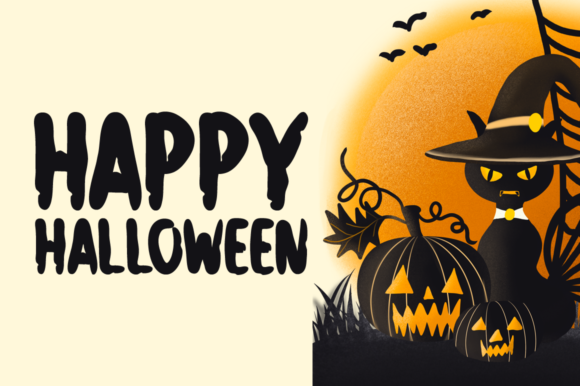 Haunted Dwelling Font PNG with transparent background - Preview 1