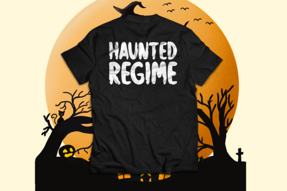Haunted Dwelling Font PNG with transparent background - Preview 2
