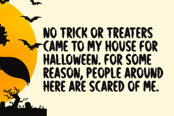 Haunted Dwelling Font PNG with transparent background - Preview 3