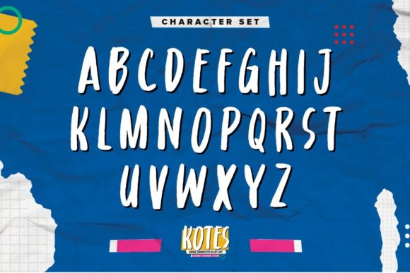 Kotes Font font preview - 5