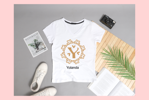 Monogram Love Wave Font PNG with transparent background - Preview 4
