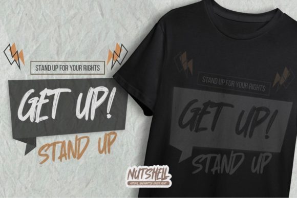 Nutshell Font PNG with transparent background - Preview 1