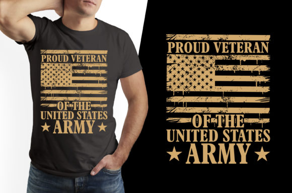 Proud Veteran of the United States Graphic Print Templates By KIT CRAFT