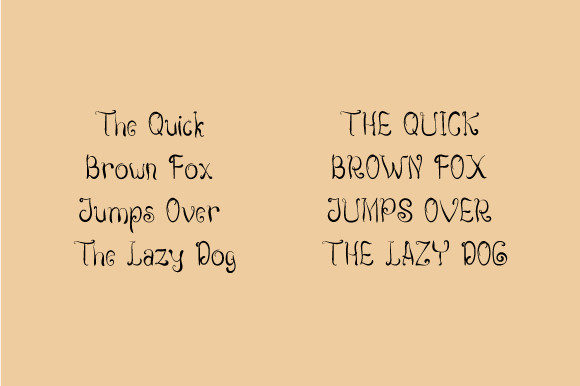 Randa Bohay Omagot Font PNG with transparent background - Preview 2