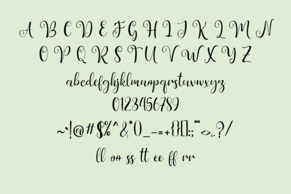 Roseting Font font preview - 6