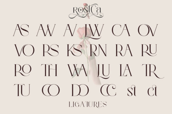 Rostca Font PNG with transparent background - Preview 2