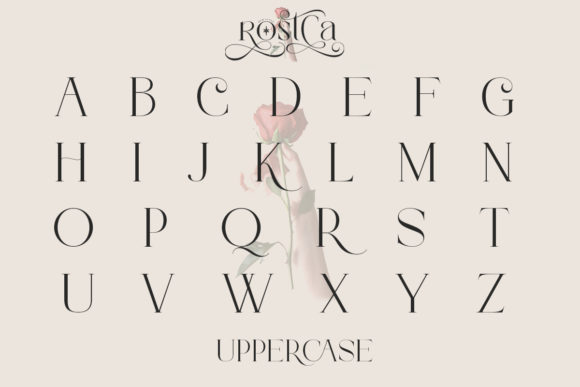 Rostca Font PNG with transparent background - Preview 1