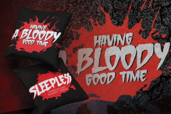 Sleepless Font PNG with transparent background - Preview 3