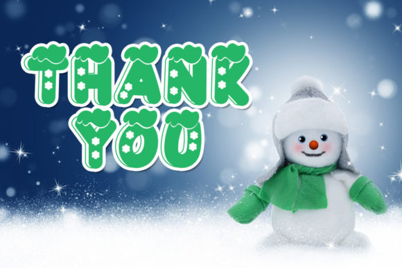 Snow Love Font PNG with transparent background - Preview 3