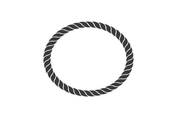 Rope Border Vector Illustration Design