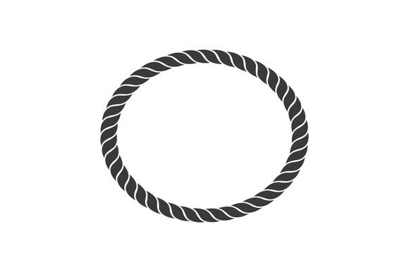 Rope Border Vector Illustration Design