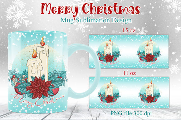 Christmas Mug Sublimation Winter Mug Graphics