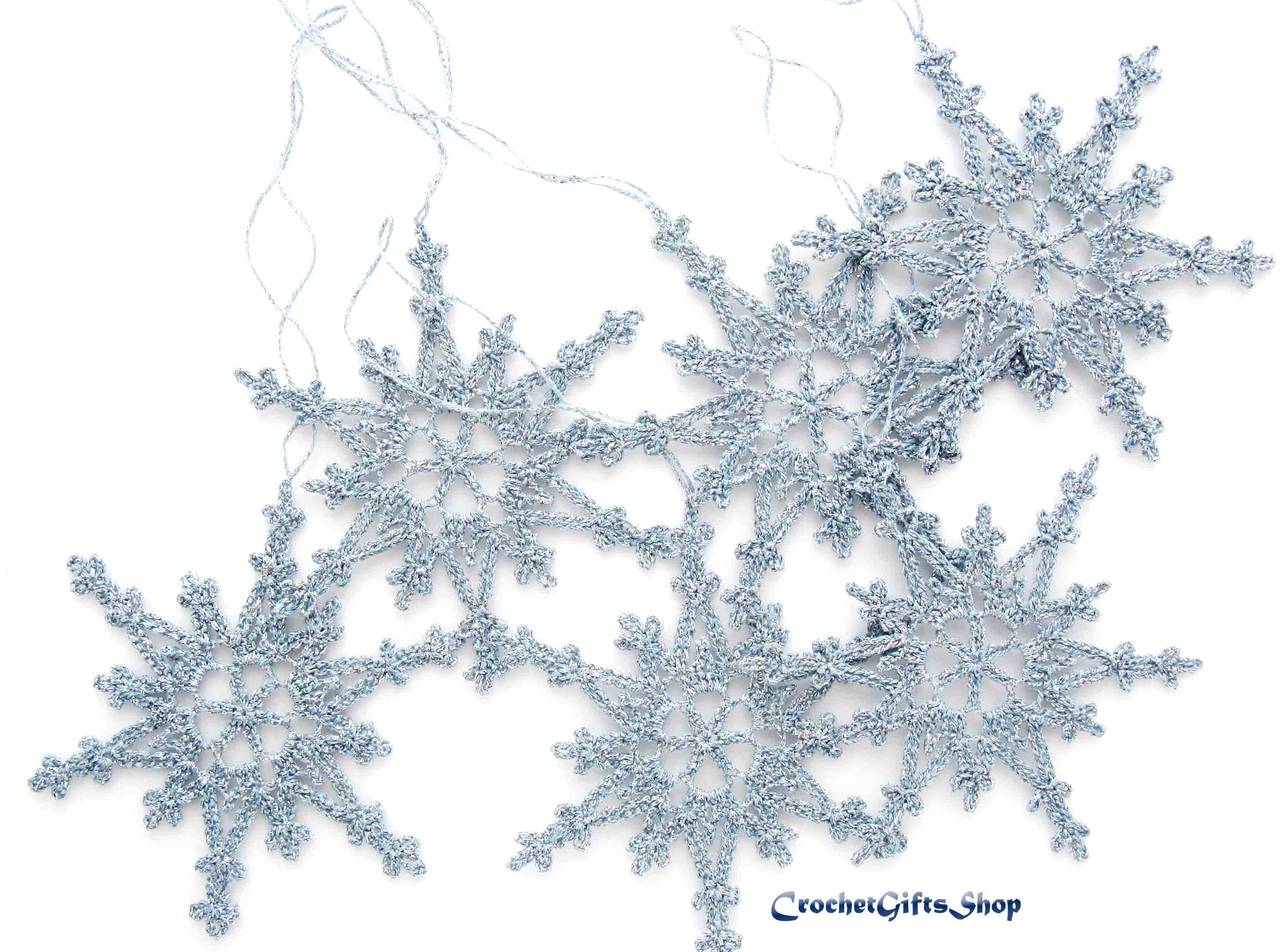 Crochet Pattern Christmas Snowflake