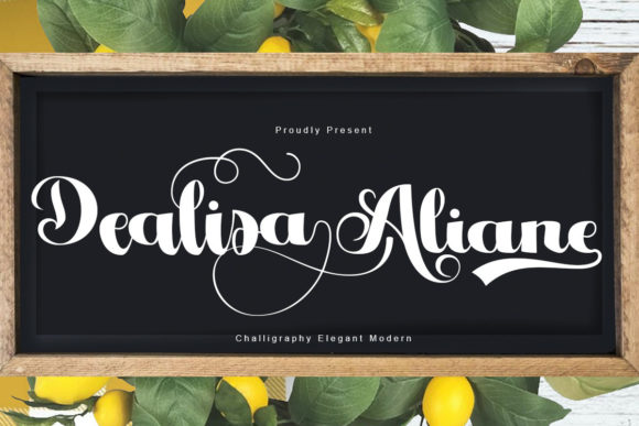 Dealisa Aliane Font - Preview 1